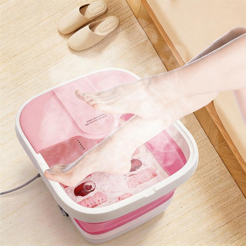 Hidromassageador rosa com bolhas
